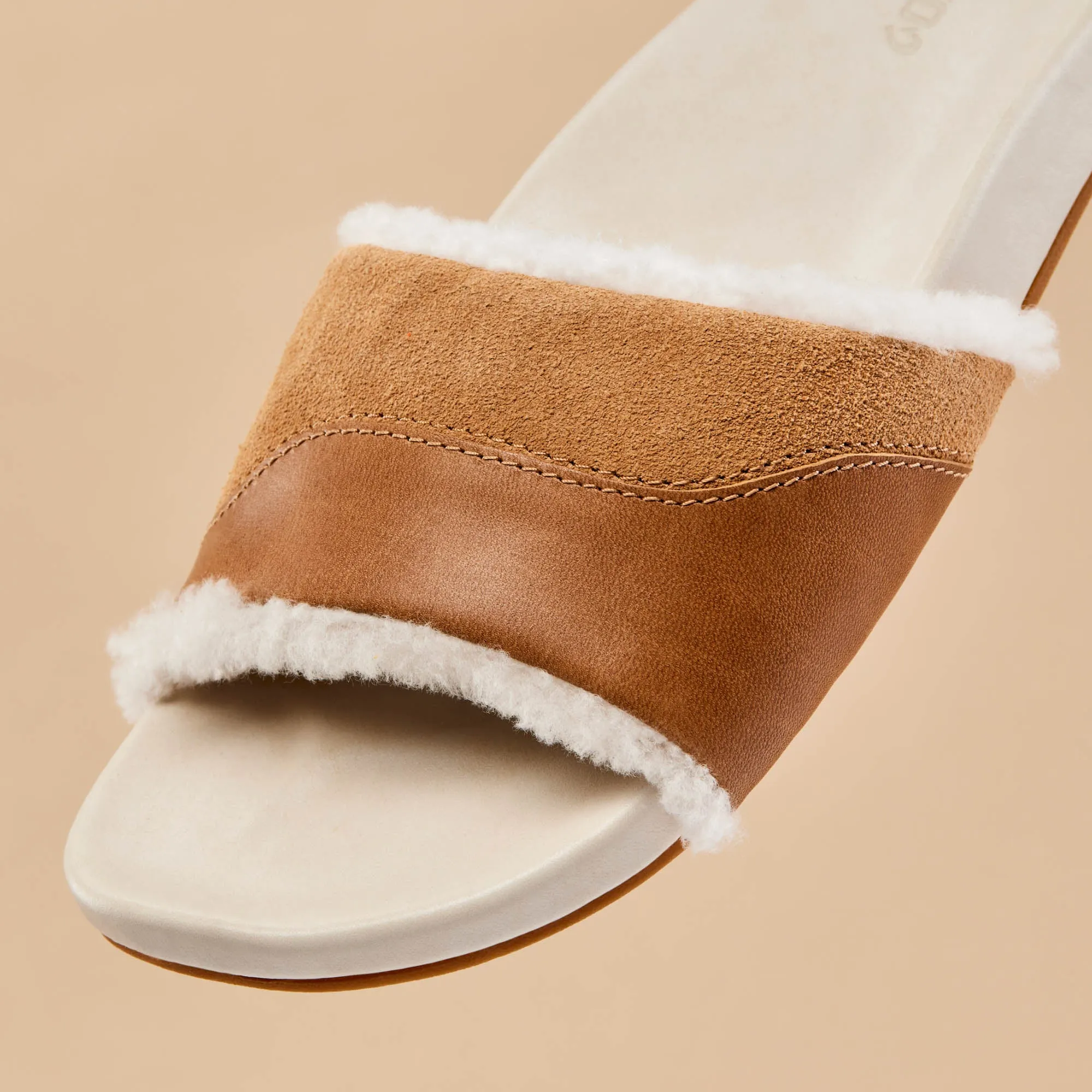 Hala Slide - Tan / Puka Flexible Grip