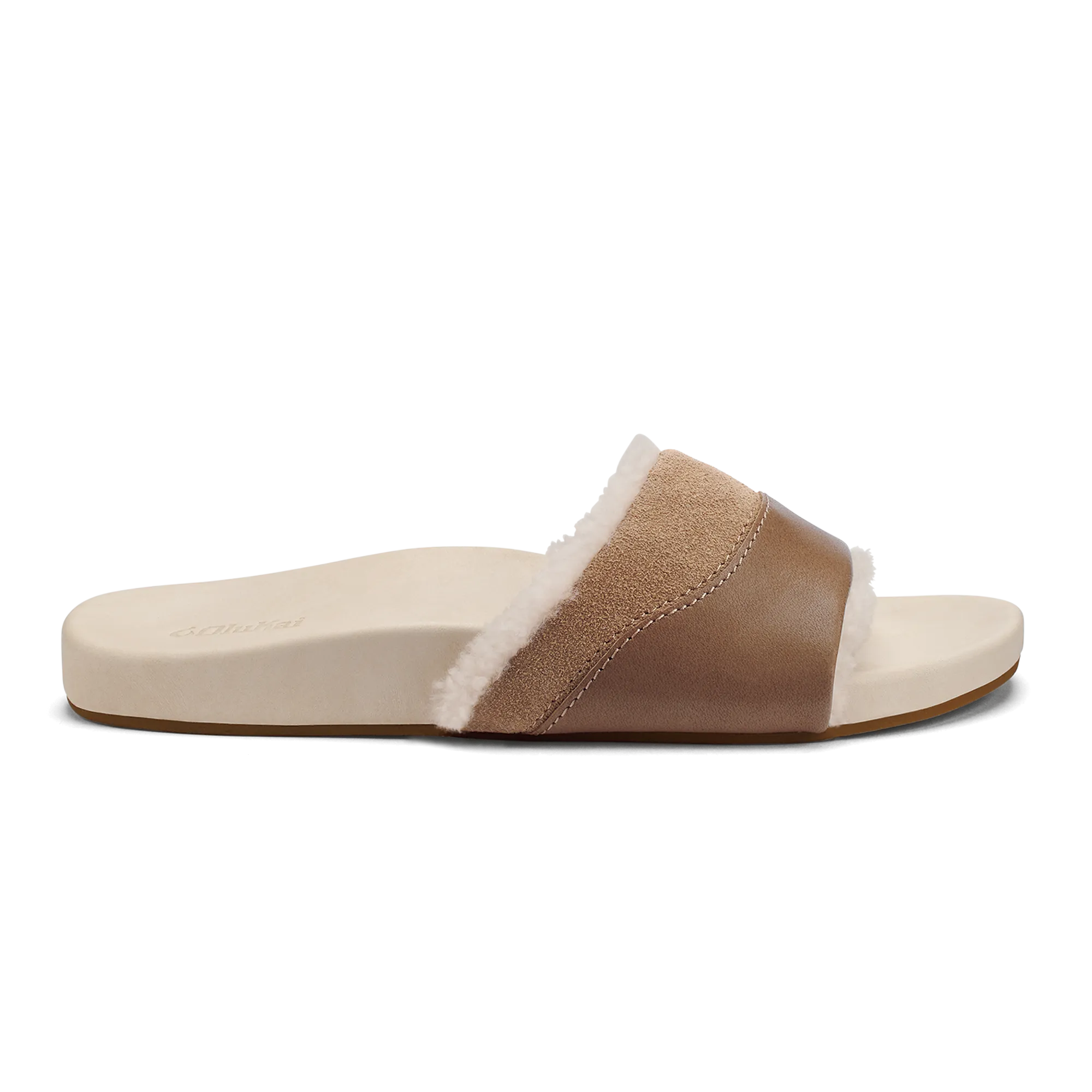 Comfy Vacation Sandals Hala Slide - Tan / Puka