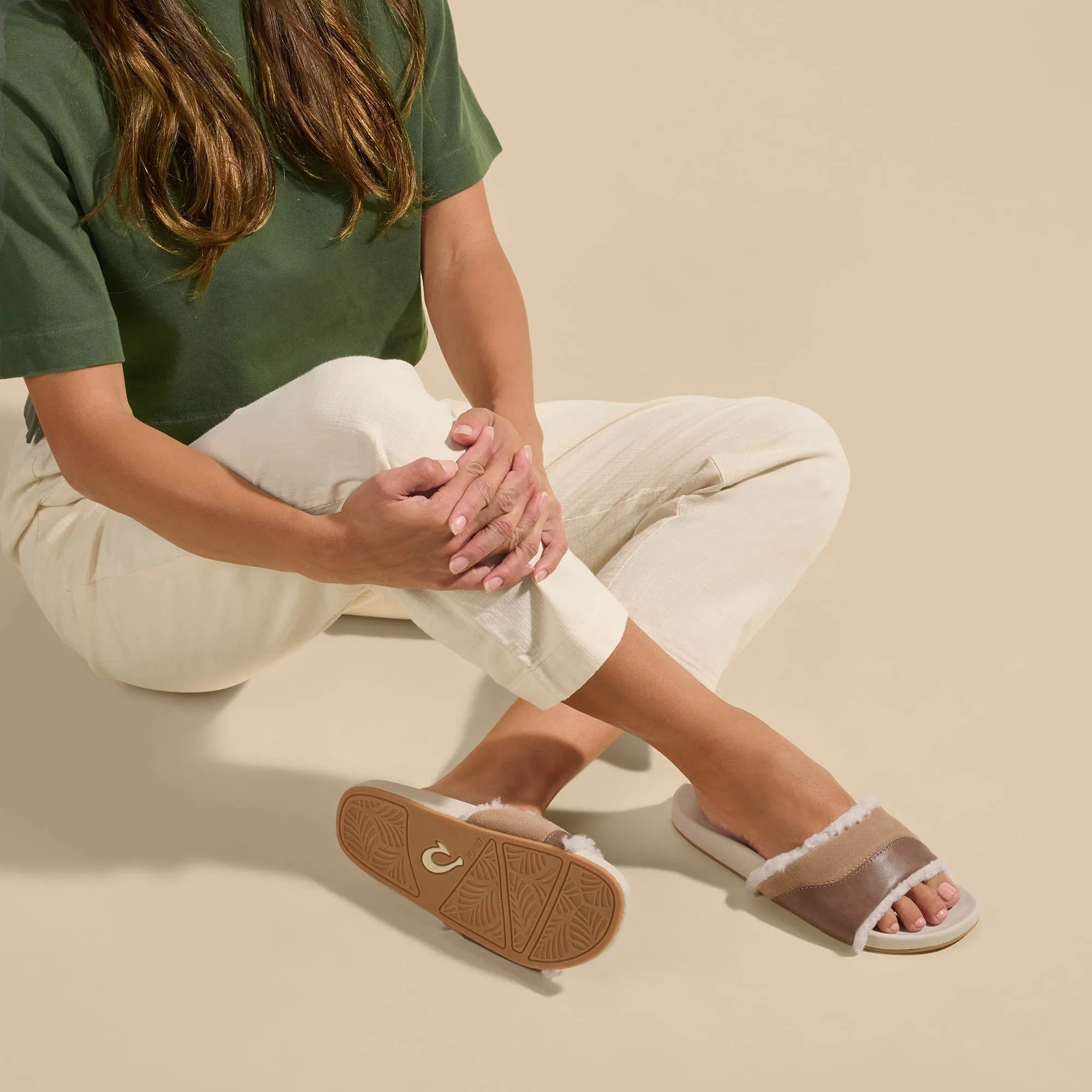 Hala Slide - Tan / Puka Street Chill Comfortable all-day wear