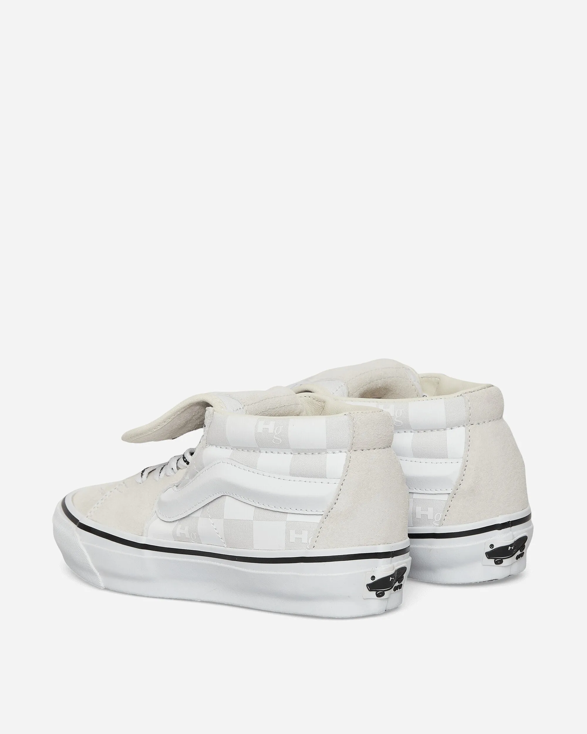 HommeGirls SK8-Mid Reissue 83 Sneakers Classic White Arch Support Daily Walk AI Path