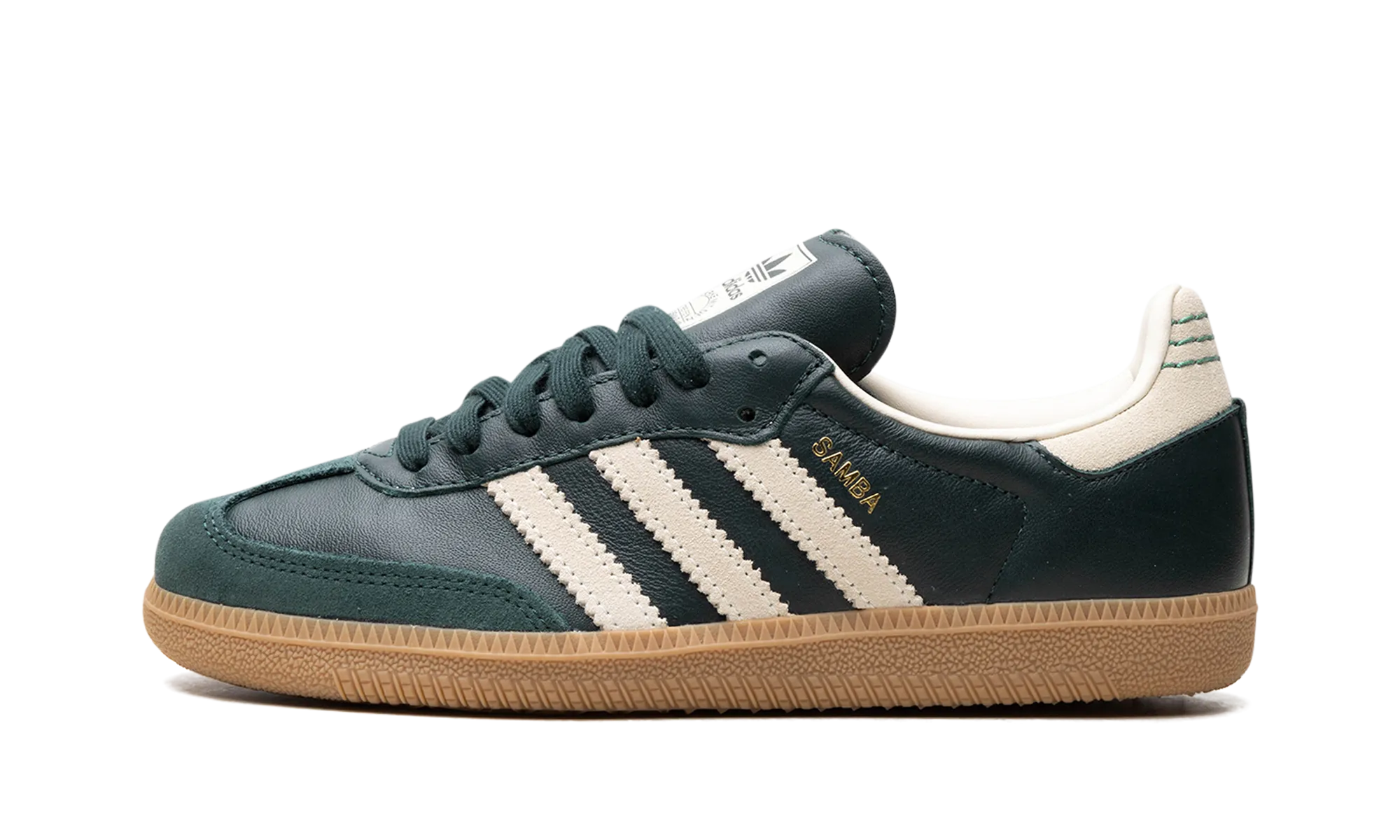 Travel Light Soul Walk Samba OG "Shadow Green Cream White Gold Metallic"