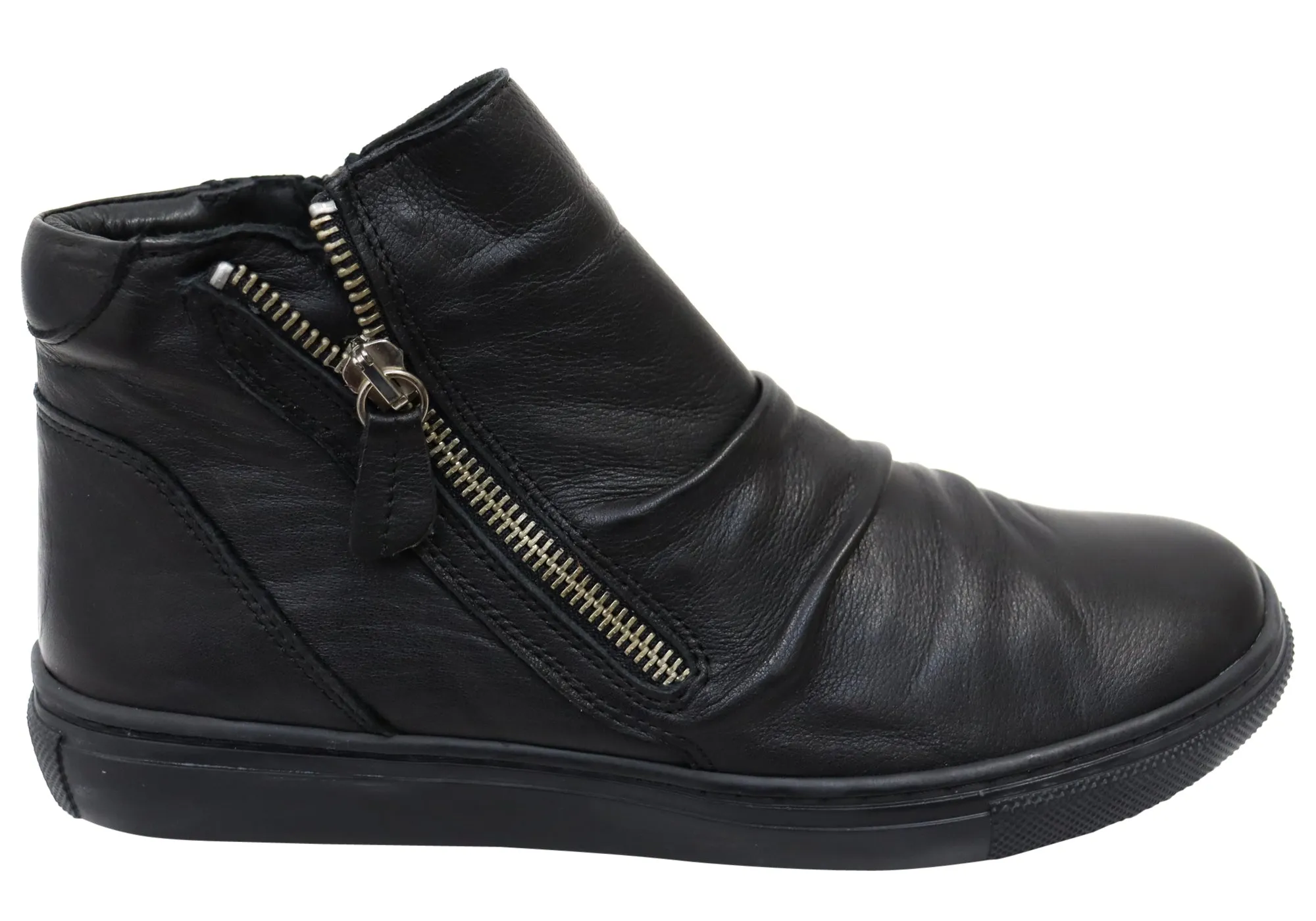 Orizonte Strath Womens European Comfortable Leather Ankle Boots Comfort Lining Nature Lover