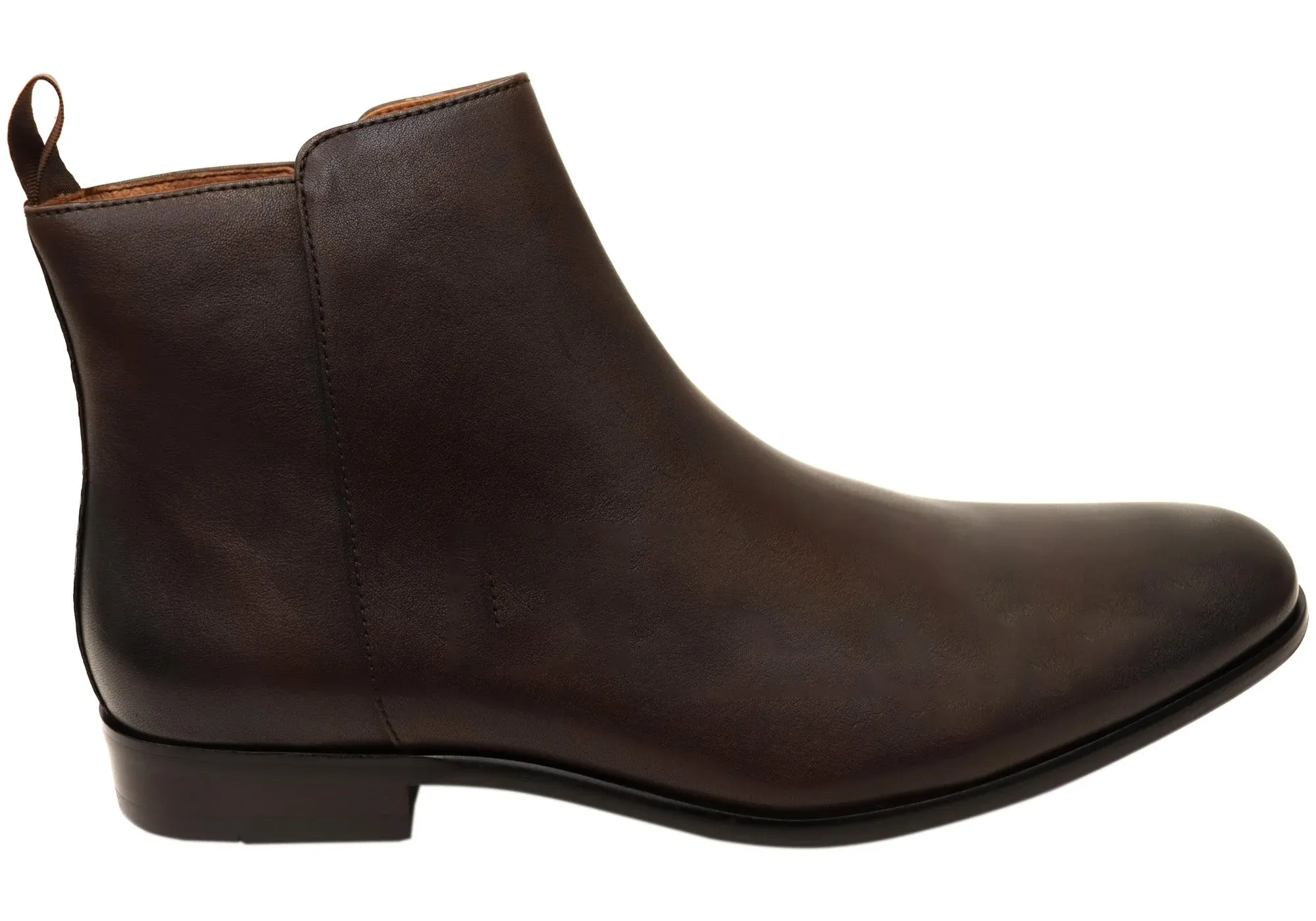 Florsheim Mens EE Extra Wide Leather Centurion Plain Toe Boots Narrow Fit