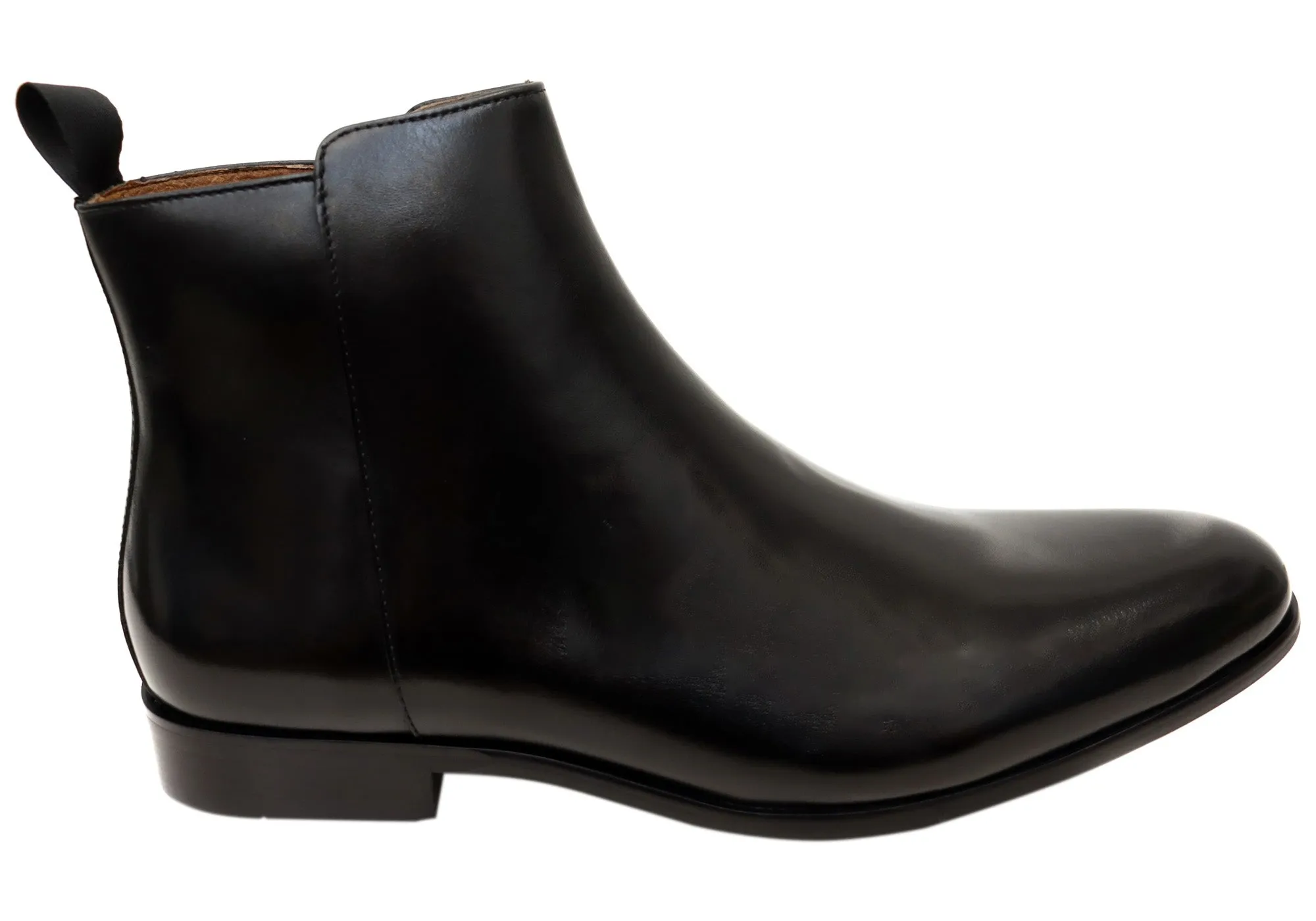 Daily Essentials Florsheim Mens EE Extra Wide Leather Centurion Plain Toe Boots