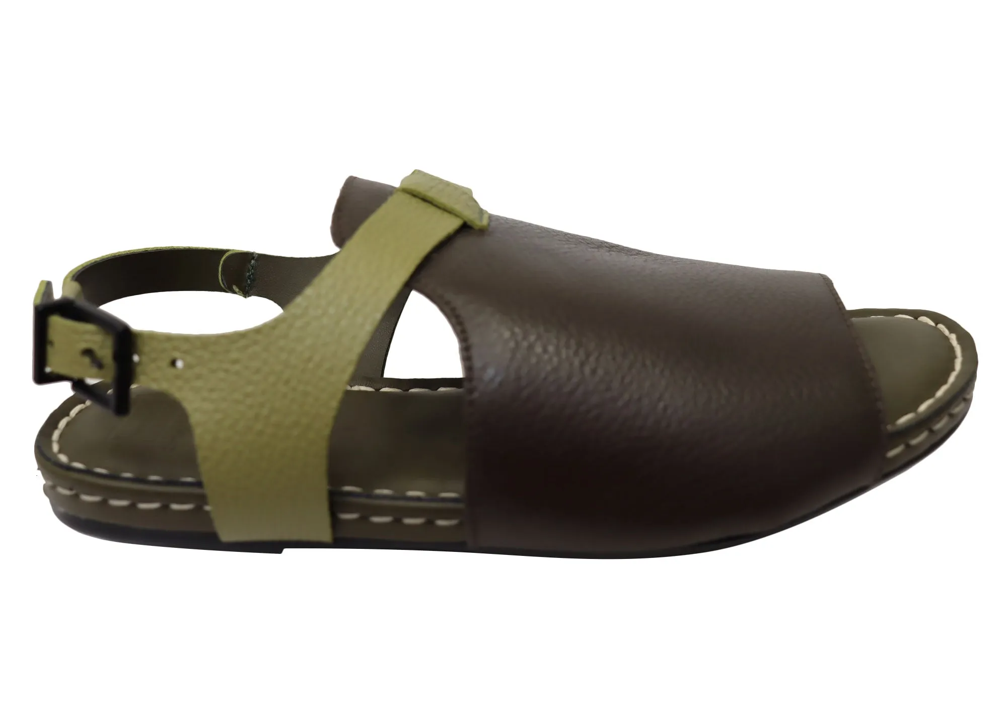 Via Paula Carmen Womens Brazilian Comfortable Leather Sandals No Tightness