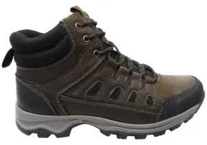 Daily Wear Outdoor Explore Explorer Capper Mens Comfortable Lace Up Hiking Boots
