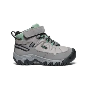 Little Kids' Targhee IV Waterproof Hiking Boot  |  Alloy/Granite Green Cushioned Step Weekend Wanderer