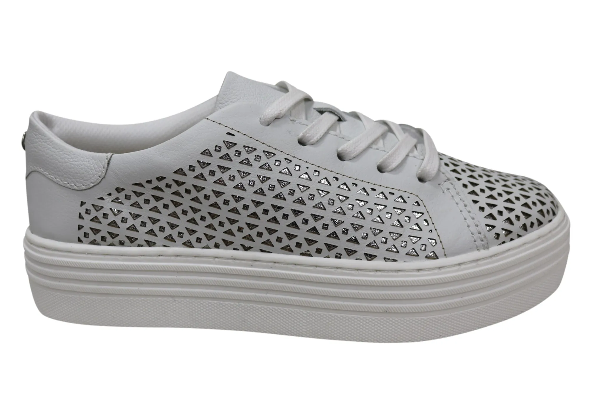 AdjustableStrap Bottero Giana Womens Comfort Leather Casual Shoes Made In Brazil
