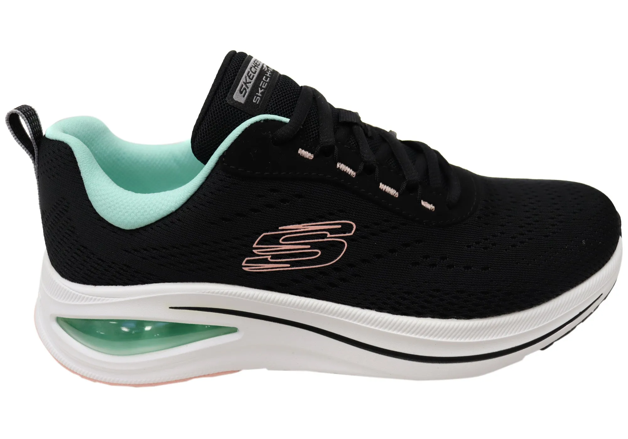 zip Quick Dry Insole Skechers Womens Skech Air Meta Aired Out Comfortable Shoes