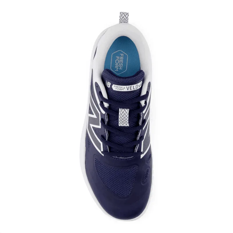 New Balance Women's Fresh Foam x Velo v4 Turf-Trainer Softball Shoes - Navy STVELON4 New Drop Light Step