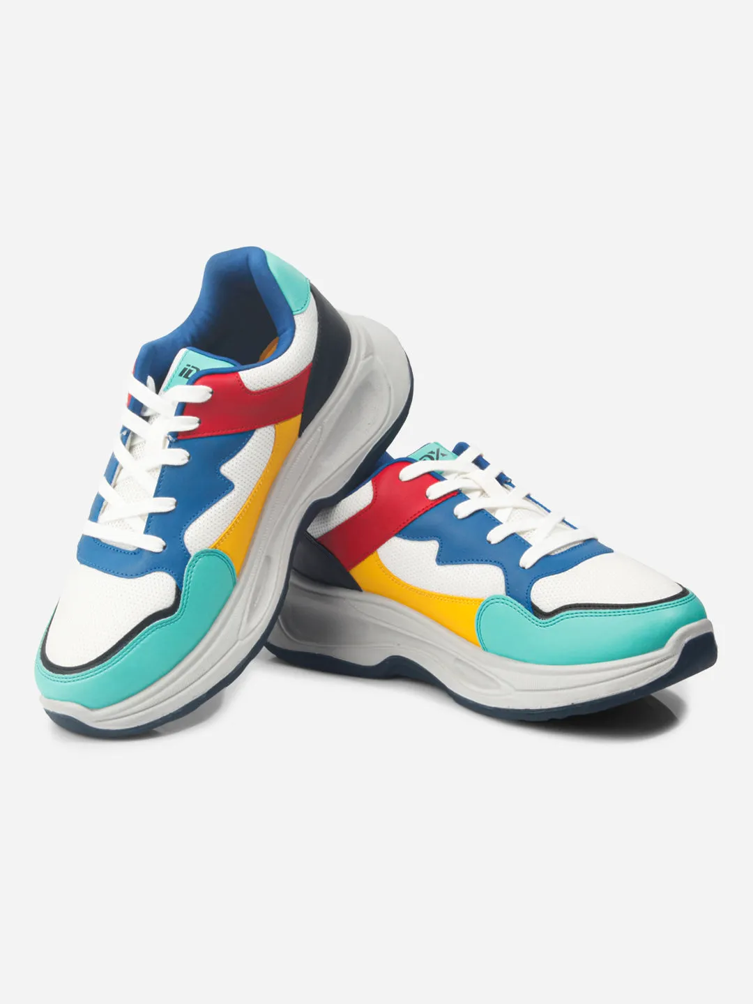 Movement Ready Speedy Walk Men's Colourblocked Lace Up Sneakers (IX1065)