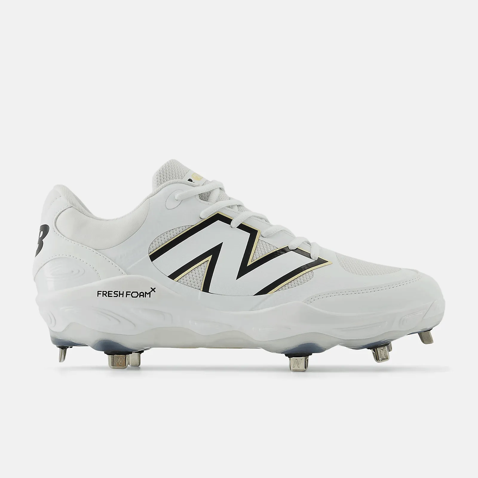 Craftsmanship Soft Move New Balance Men's Fresh Foam X 3000 v7 Metal Baseball Cleats - White - L3000TW7