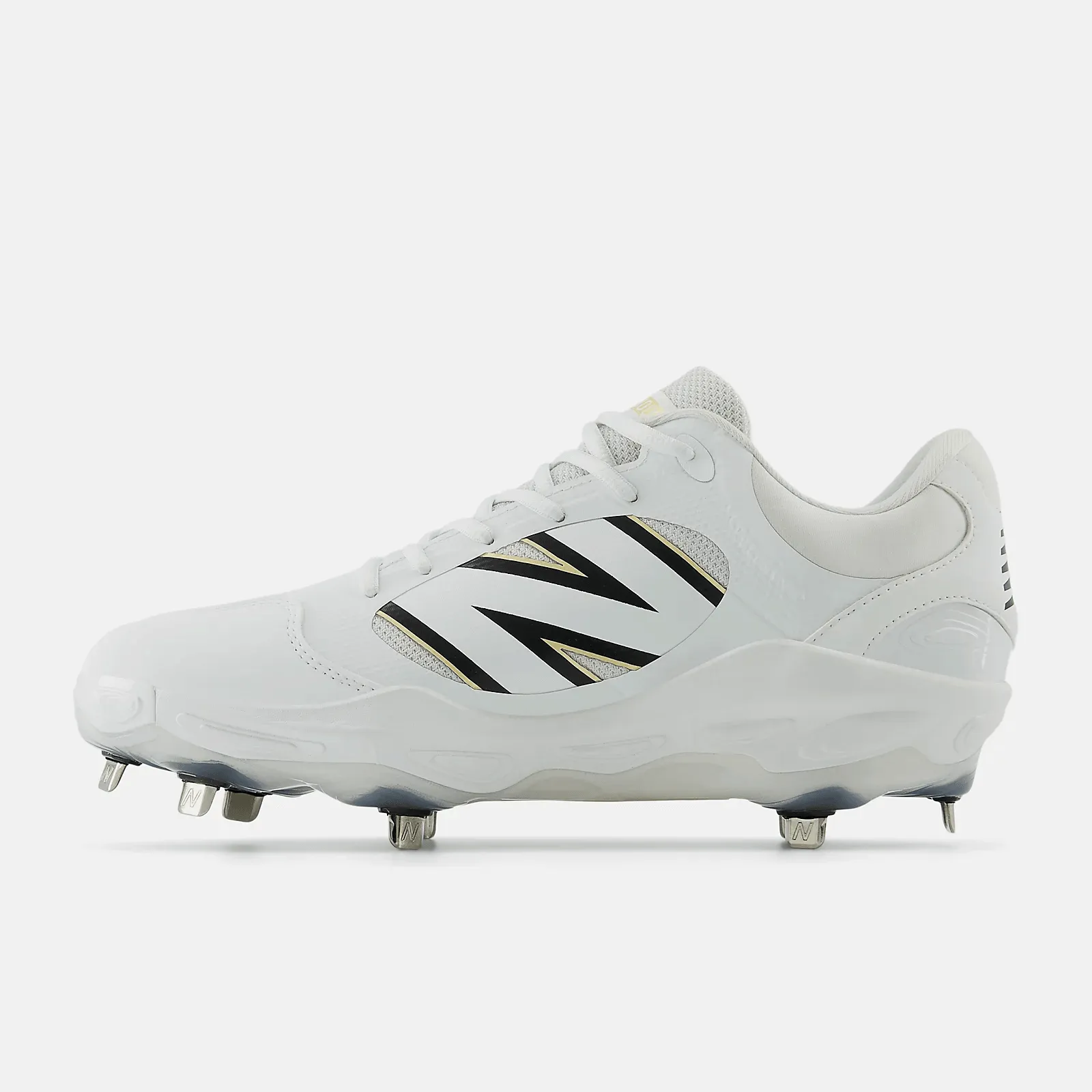 Winter Base Island Step New Balance Men's Fresh Foam X 3000 v7 Metal Baseball Cleats - White - L3000TW7