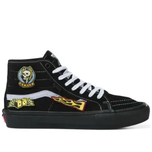 Rubber Sole Vans Skate Sk8 Hi Decon - Elijah Berle Black/Black