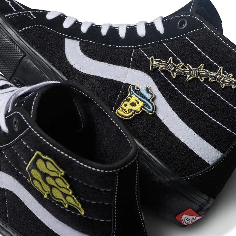 Vans Skate Sk8 Hi Decon - Elijah Berle Black/Black Rich Jewel