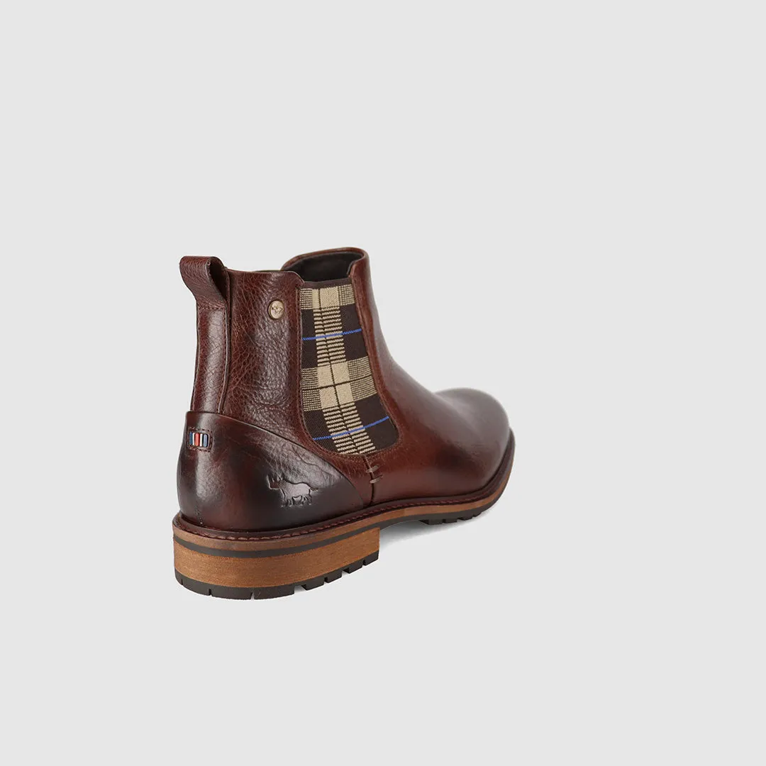 Snow Day Street Utility Faraday Chelsea Boots Dark Brown