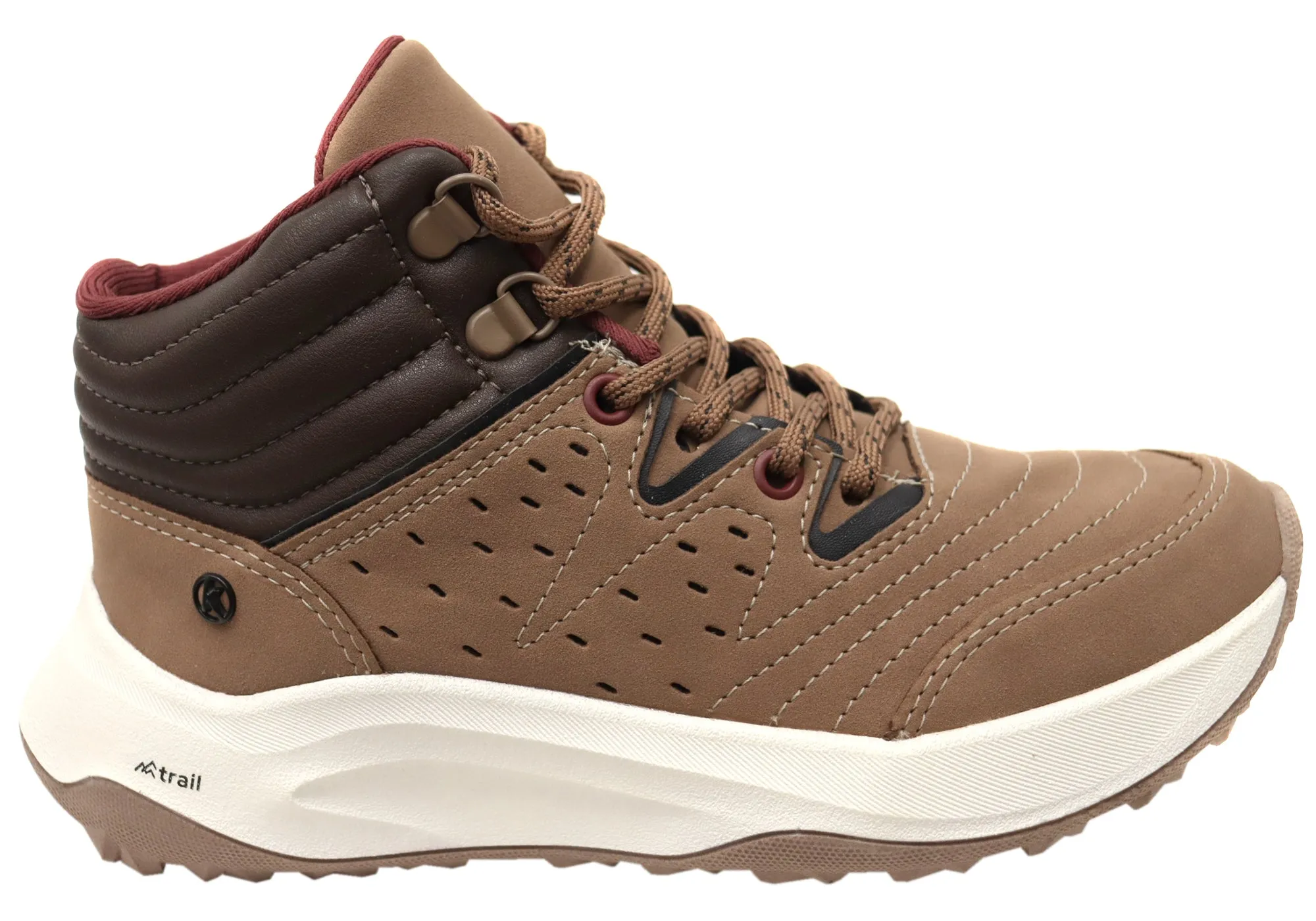 Kolosh Voyager Womens Comfortable Trail Outdoor Boots Made In Brazil Flexible Frame Functional Minimalist Trail Comfort