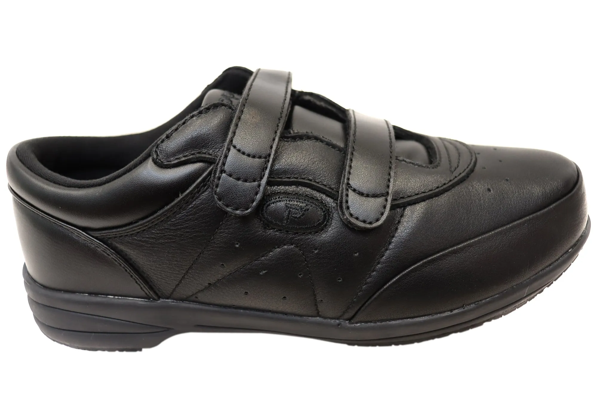 Leg Slim Propet Womens Easy Walker Leather Comfortable Wide Fit Shoes