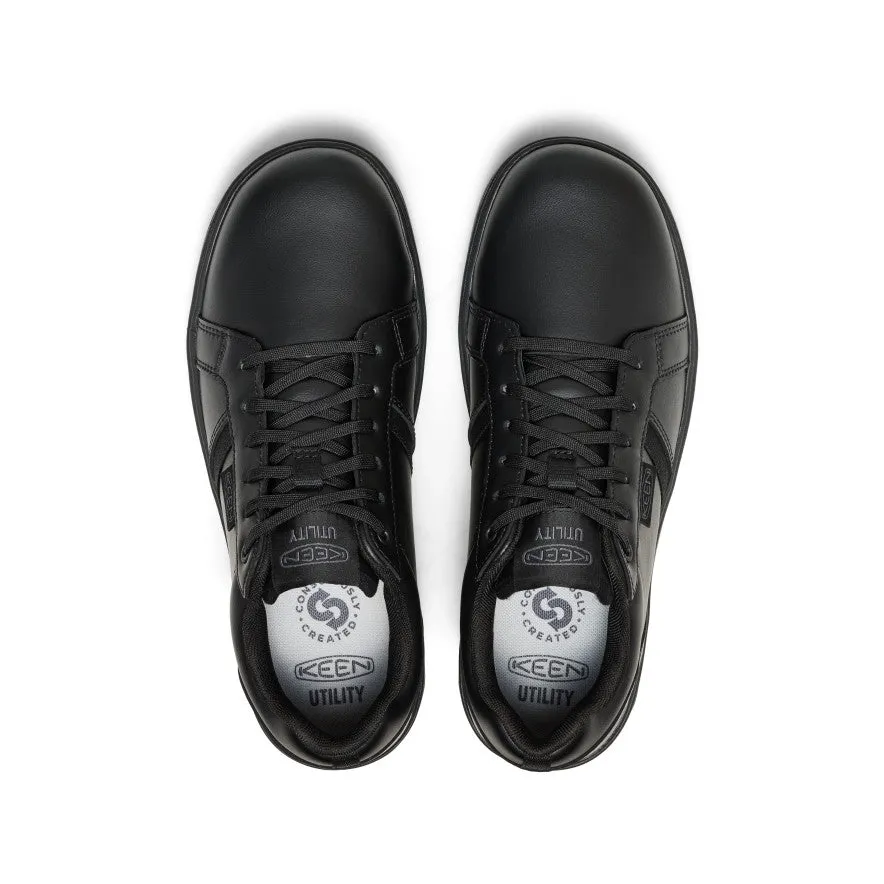 Men's Kenton WTX Work Shoe (Soft Toe)  |  Black/Black Shiny Tone