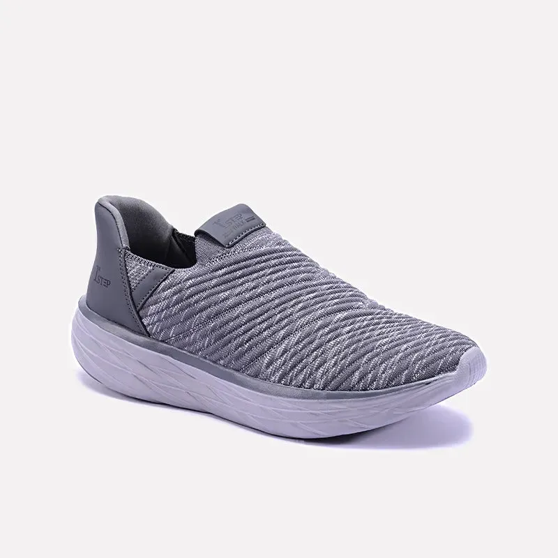 Vortex Gray Slip On Sneakers 0120503 Airy Upper