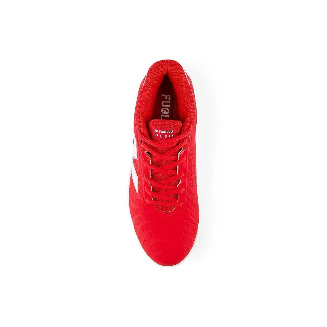New Balance Women's FuelCell FUSE v4 Molded Fastpitch Softball Cleats - Team Red/Optic White - SPFUSER4 Slip Safe Durable Construction