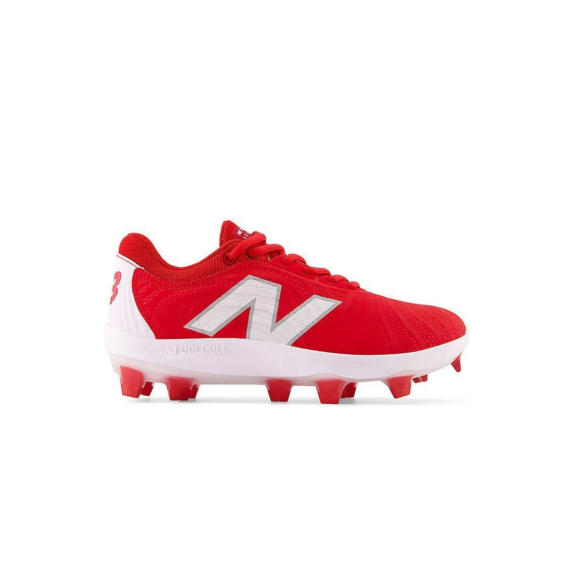 New Balance Women's FuelCell FUSE v4 Molded Fastpitch Softball Cleats - Team Red/Optic White - SPFUSER4 Flexibility Formal Mode