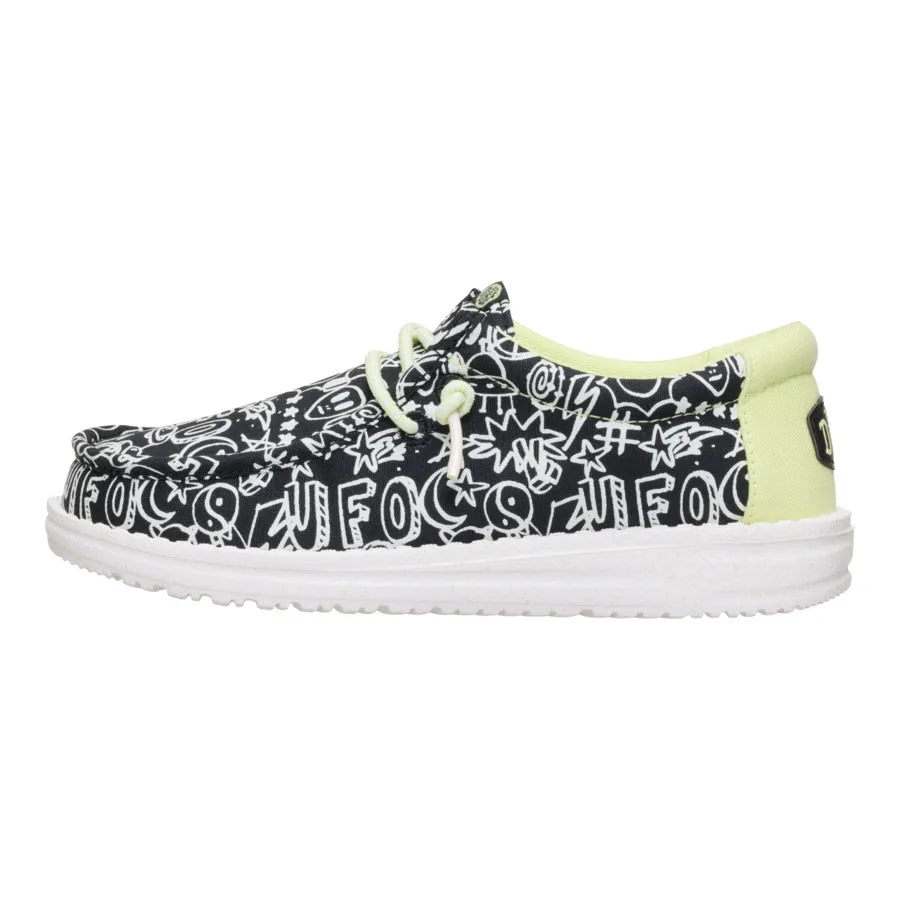 Wally Youth Space Glow - Black/White Travel Active