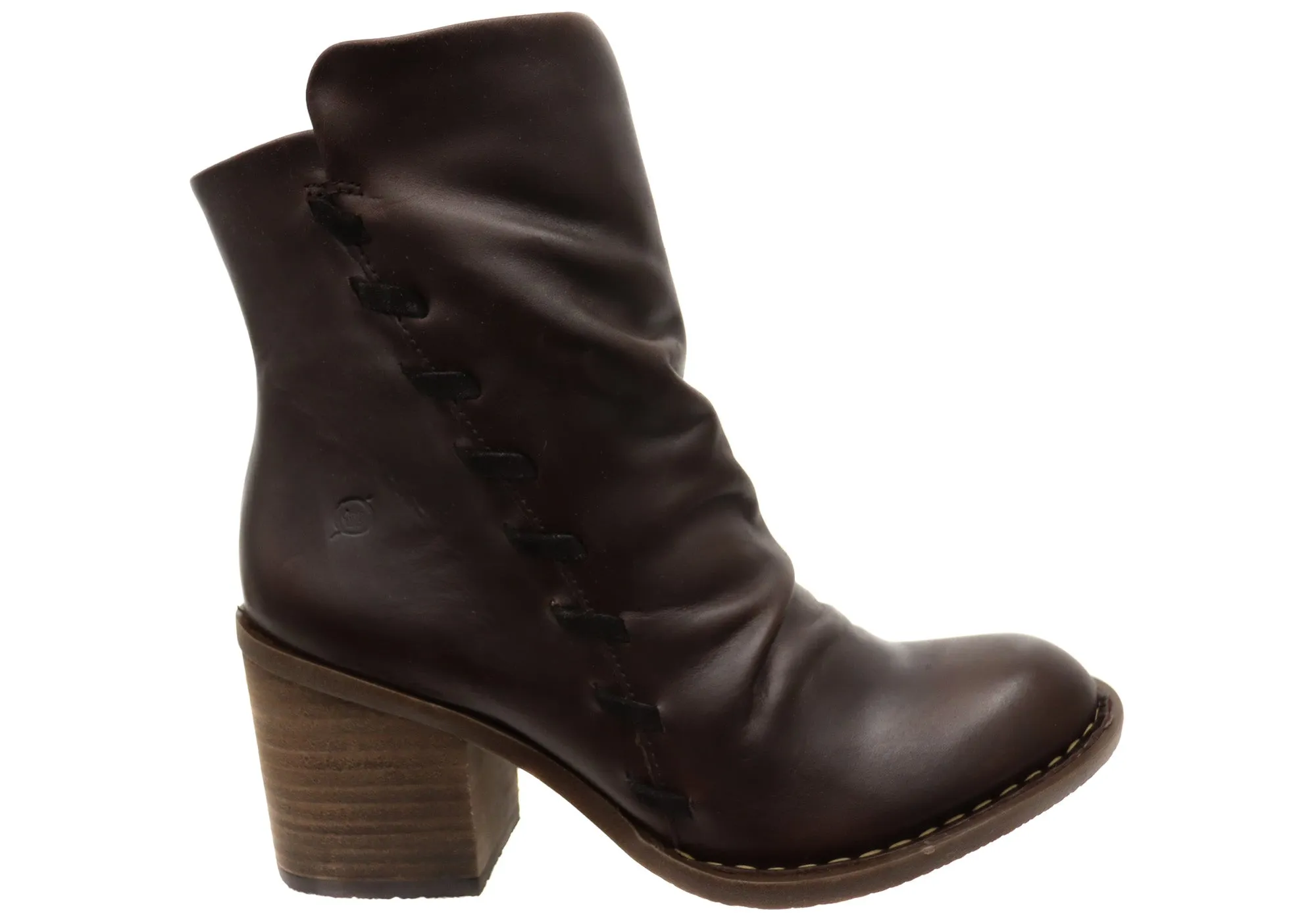 Breathable Cold Weather Commuter Born Toni Womens Comfortable Leather Mid Heel Ankle Boots