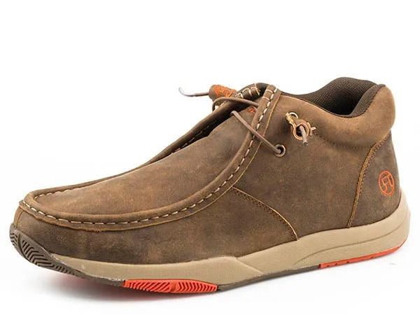 Wide fit Roper Tan Lace Up Men's Chukka