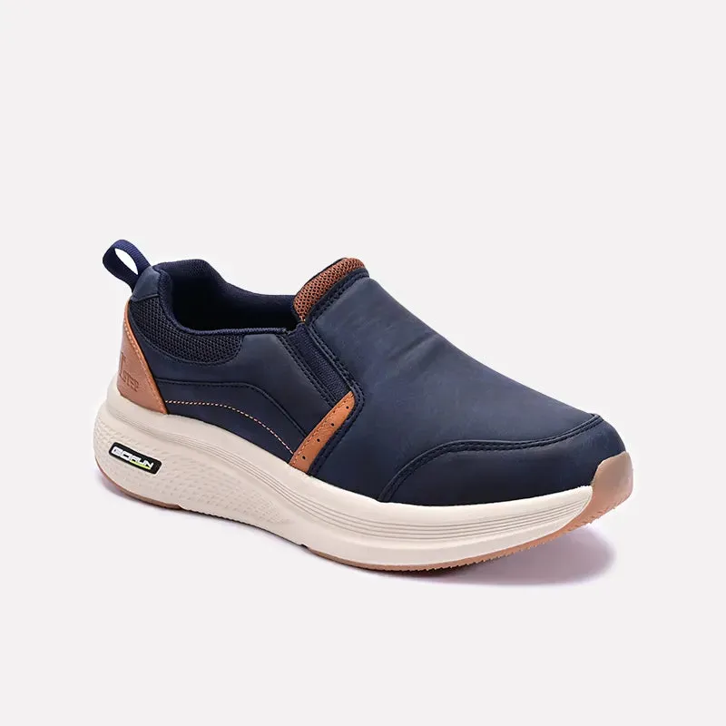 Blue Slip On Comfy Sneakers 0120559 lightweight foam