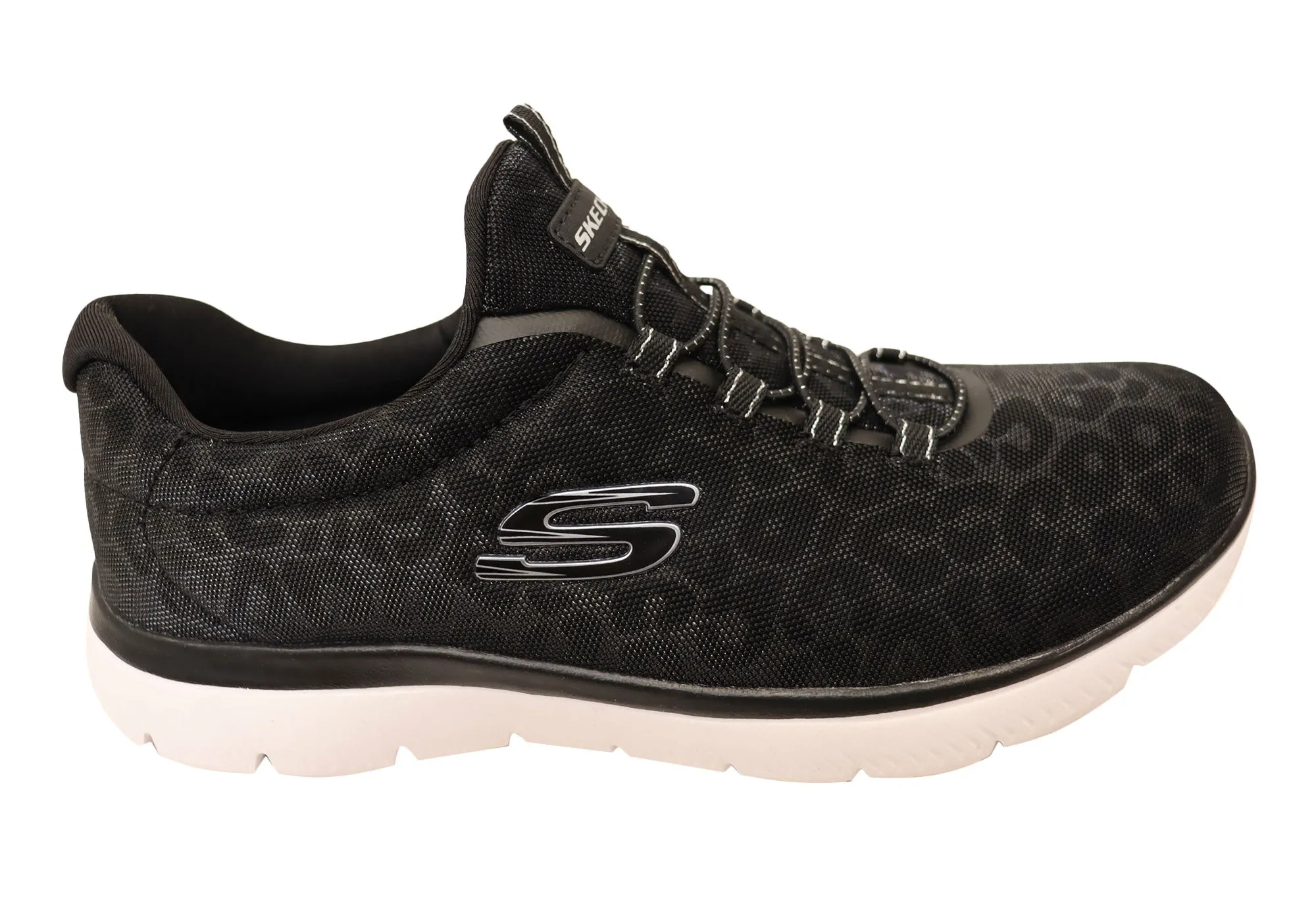 Walk Ready Coffee Walk Skechers Womens Summits Sparkling Spots Comfortable Slip On Shoes