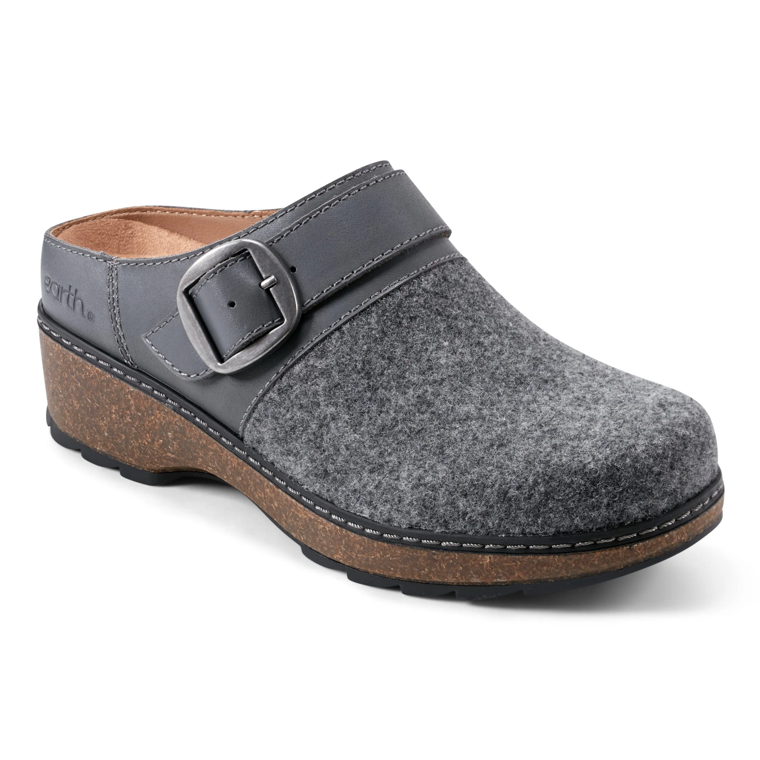 Kulla Slip-on Round Toe Casual Clogs Velvet Rich