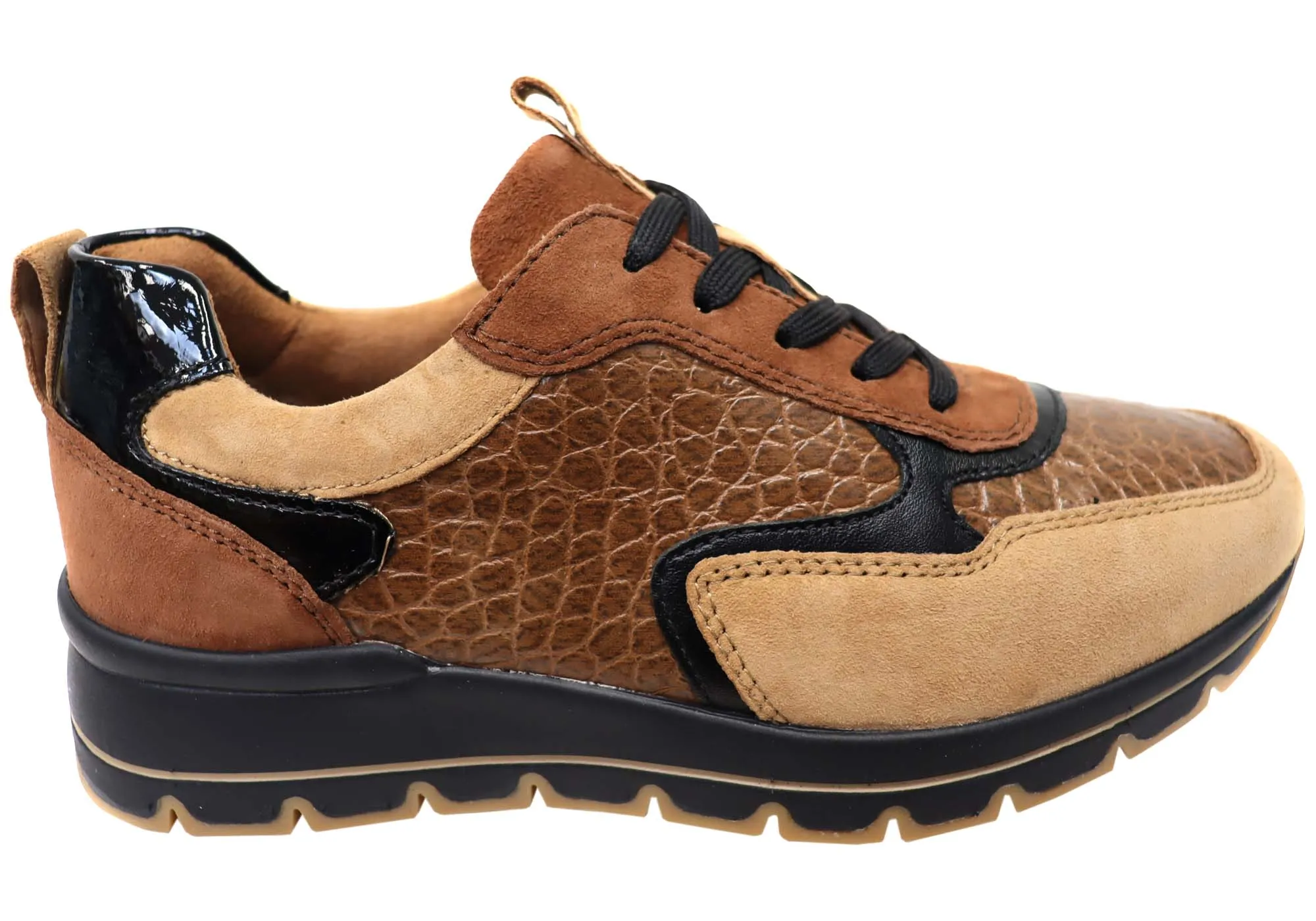 Tamaris Bahlia Womens Comfortable Leather Lace Up Casual Shoes Urban Flexibility Built Light
