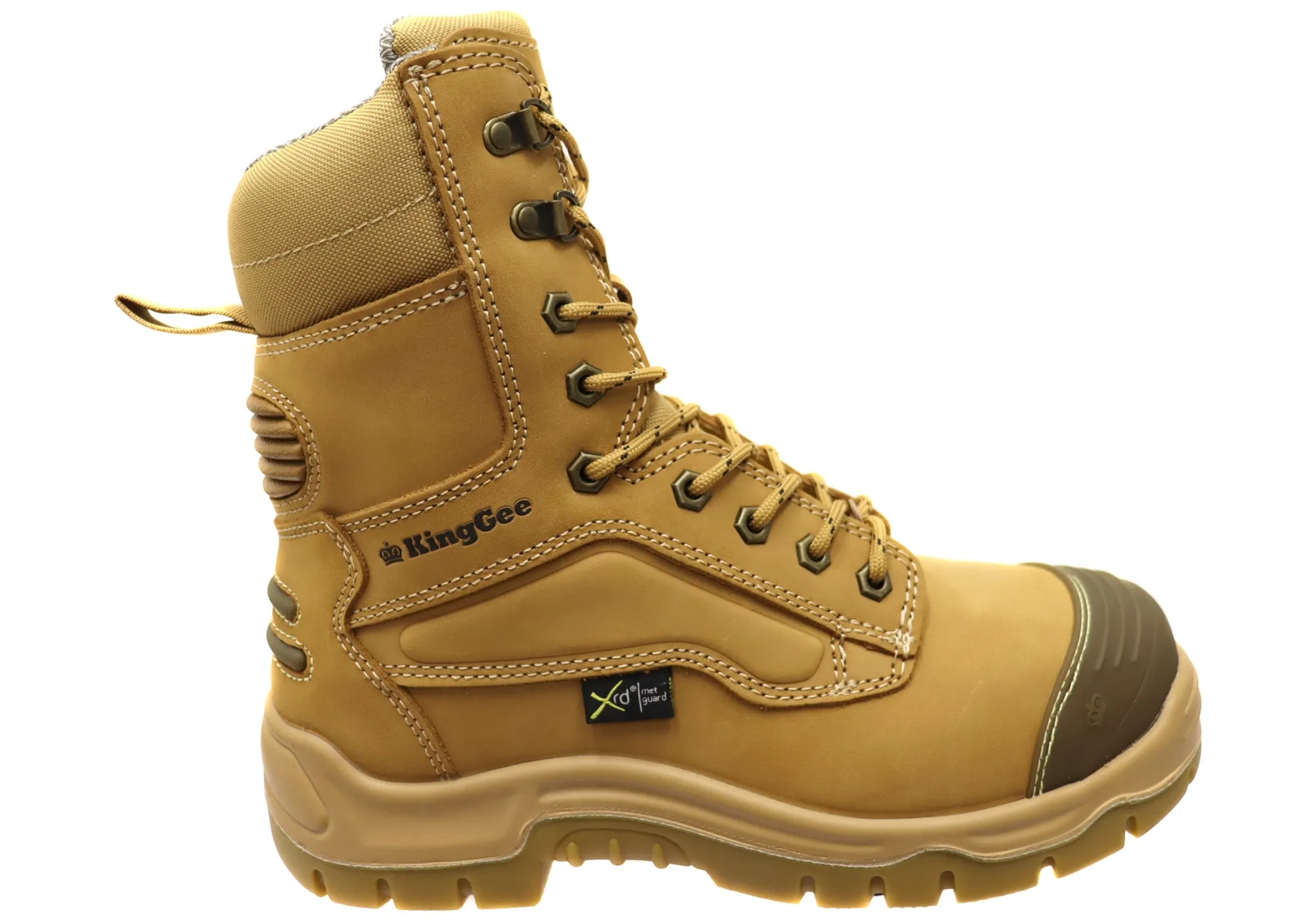 Comfortable Footwear KingGee Mens Comfortable Phoenix 8Z Met Safety Work Boots