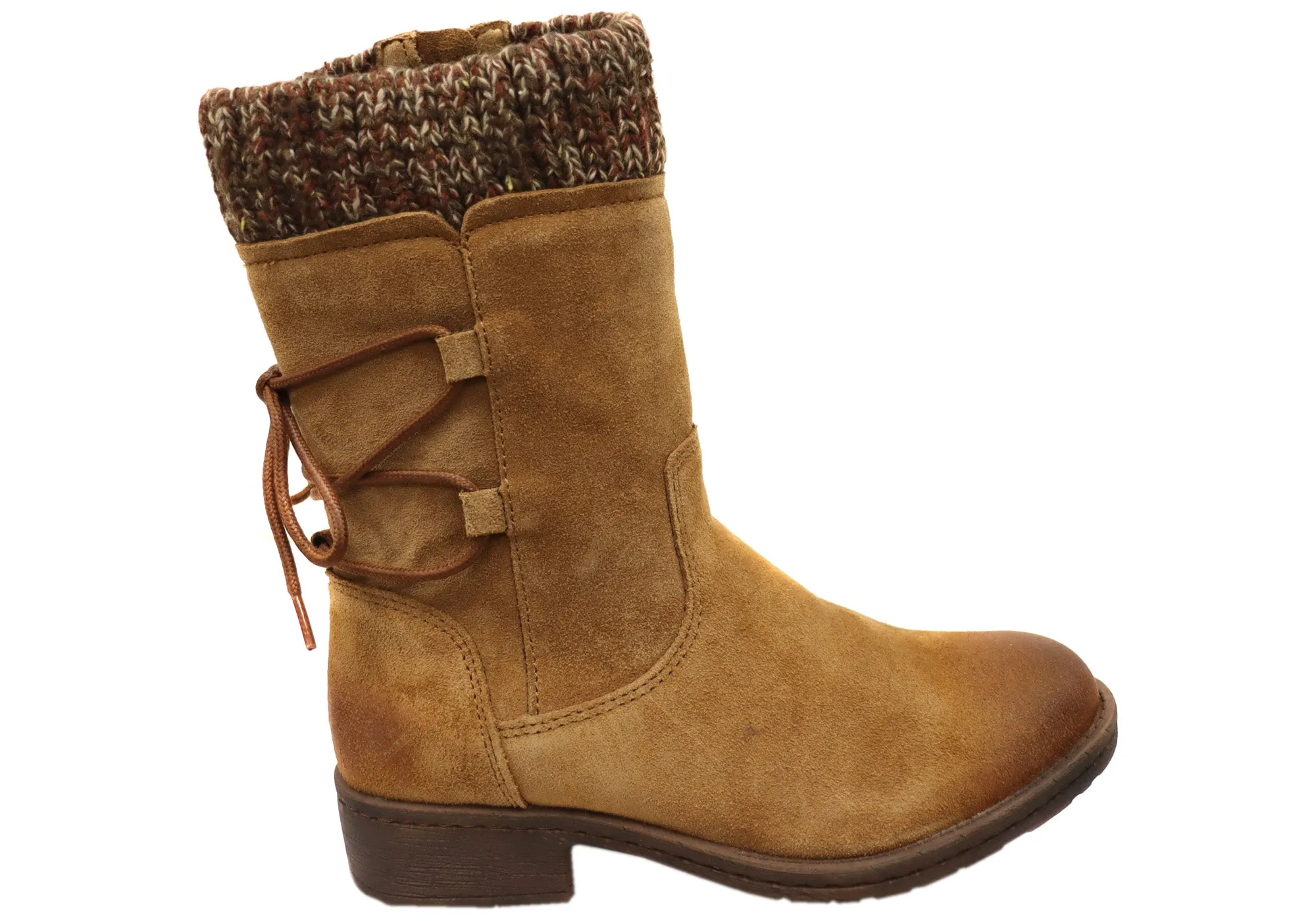 Breathable All Day Worker Family Reunion Comfortiva Salem Womens Wide Fit Comfort Leather Suede Mid Calf Boots