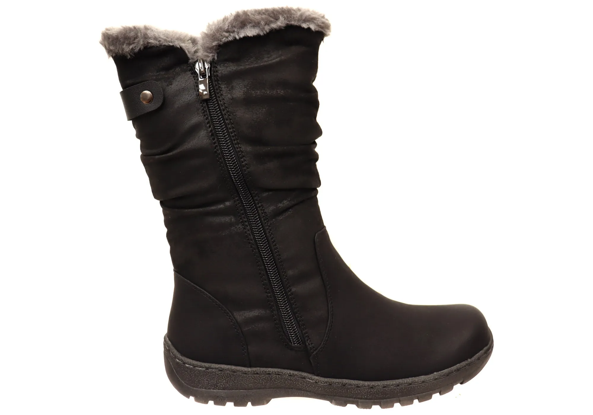 CC Resorts Goose Womens Comfortable Mid Calf Boots Outback Travel