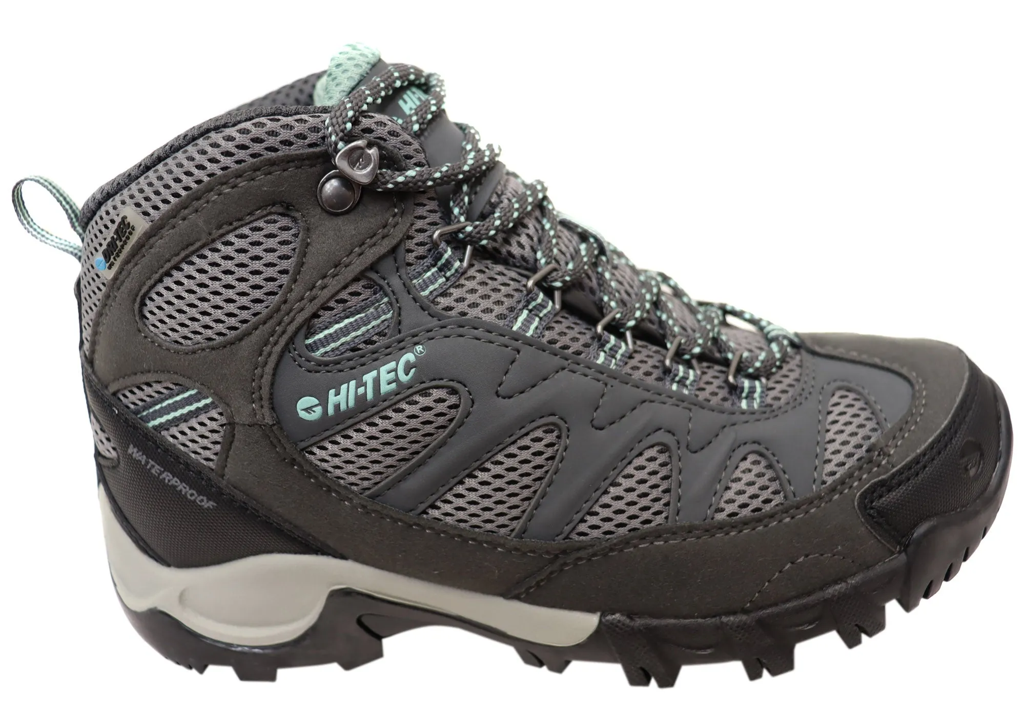 Slip Resistant Urban Commute Hi Tec Womens Comfortable Trailstone Waterproof Hiking Boots
