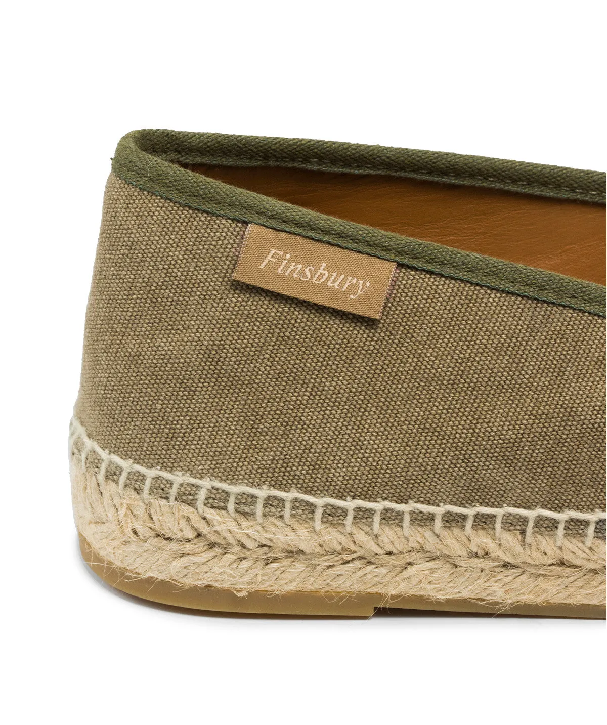 Ergonomic Insole Lace Lock Espadrilles INDIANA Olive