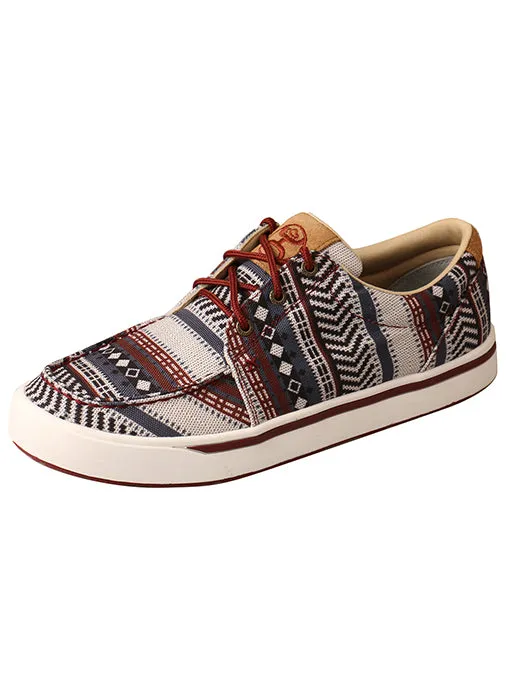 Foot Form Fashion Go Twisted X Dark Baja Hooey Loper Men's Casual Shoe