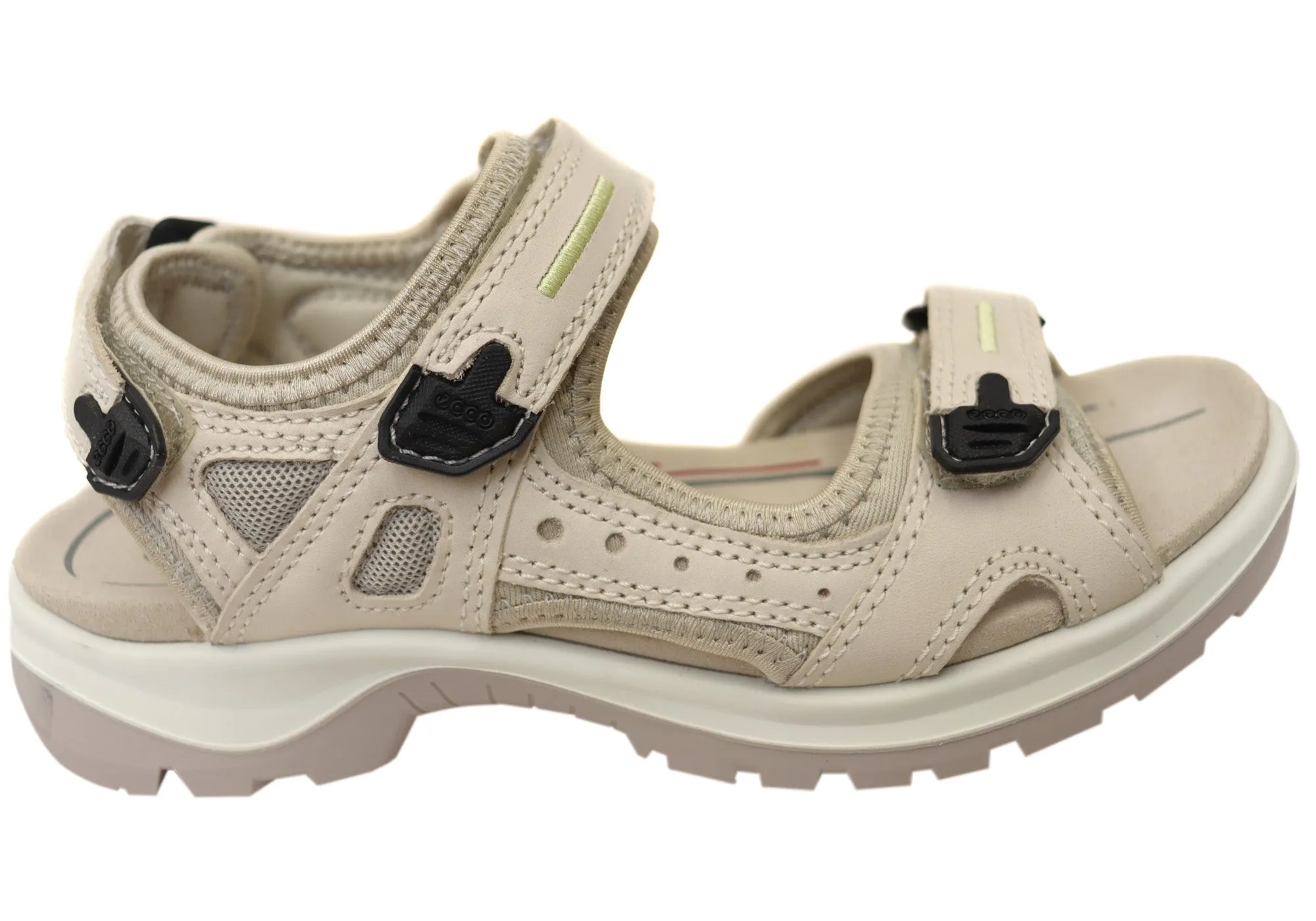 Sun Safe Sporty Style ECCO Womens Offroad Comfort Leather Adjustable Sandals