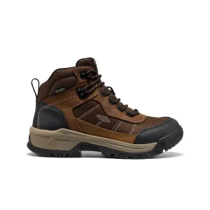 King Strong Women's Skokie Waterproof Work Boot (Soft Toe)  |  Bison/Black