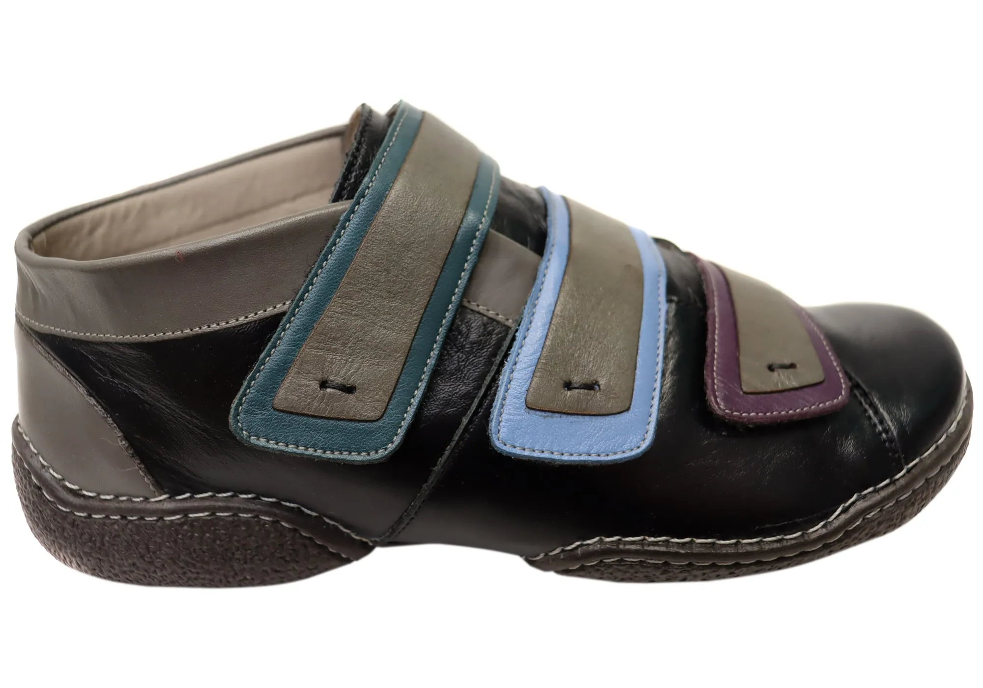 J Gean Roxy Womens Comfortable Leather Ankle Boots Made In Brazil Ice Road Padded Interior Rainy Day Commuter