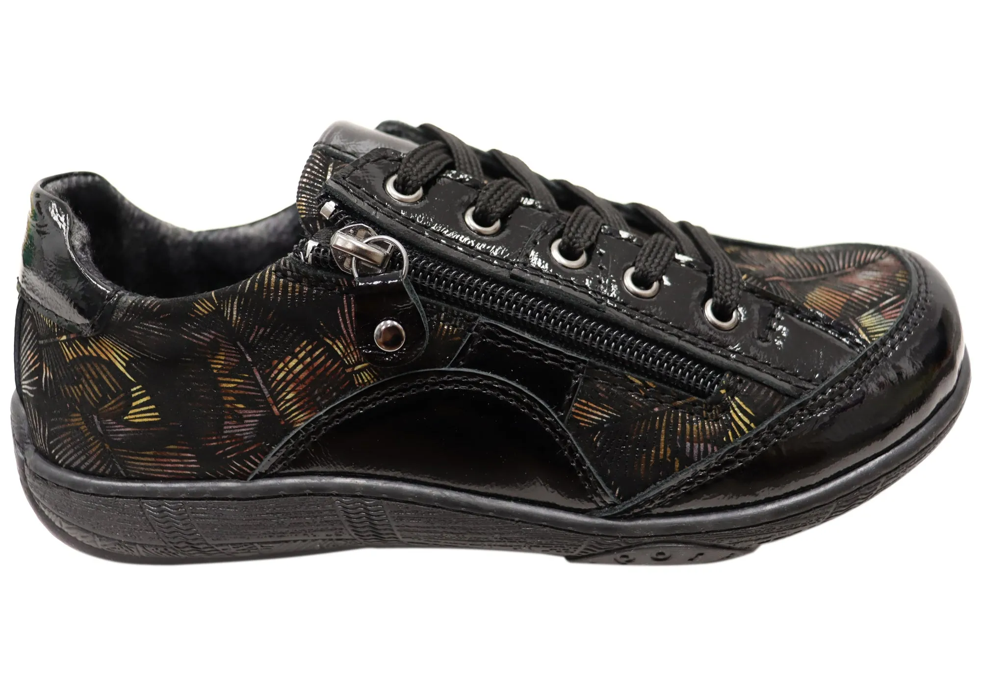 Orizonte Oxley Womens Comfortable Leather European Shoes Trail Walk Smooth Motion