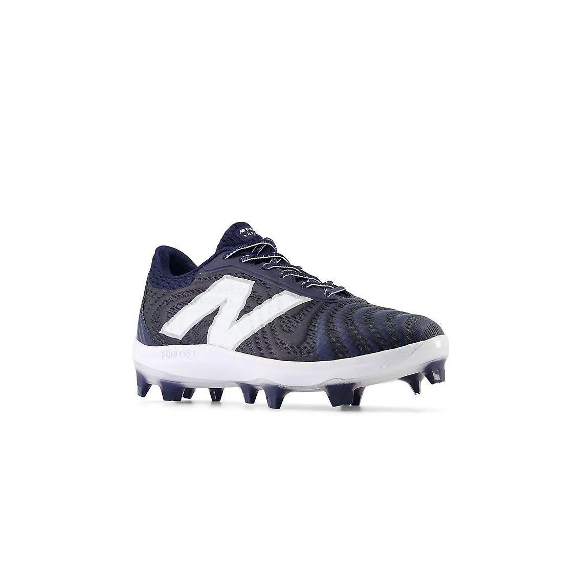 Grace Walk Elastic New Balance Men's FuelCell 4040 V7 Molded Baseball Cleats - Team Navy / Optic White - PL4040N7