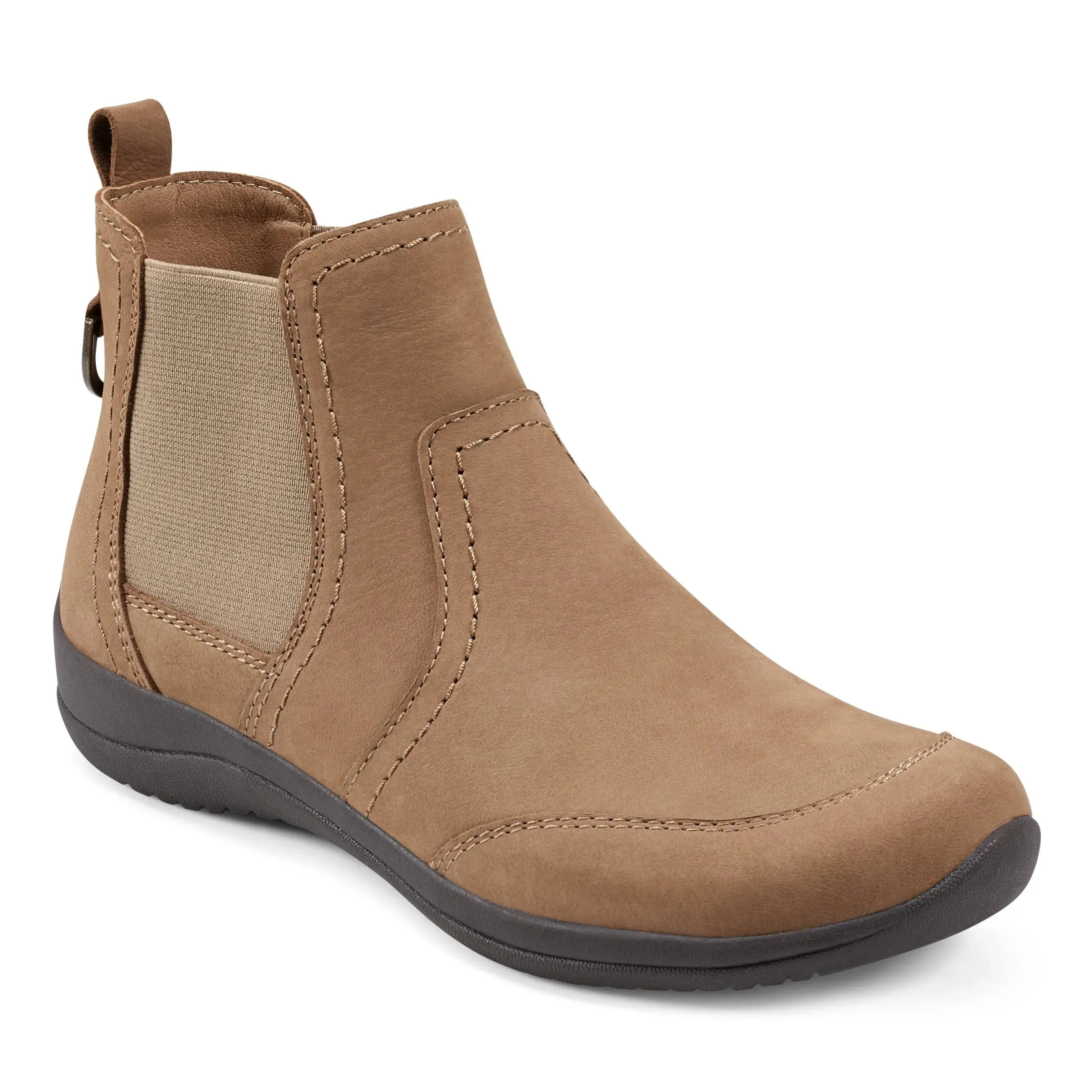 Faine Round Toe Casual Slip-on Flat Booties All Weather Everyday Users Galaxy Tone