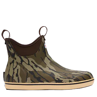 Men's 6" Mossy Oak? Bottomland Ankle Deck Boot Long-Distance Walk