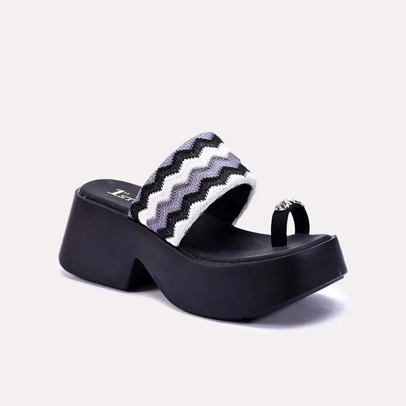 Sheridan Black Chunky Casual Slippers 0412713 Month Strong Energy Boost