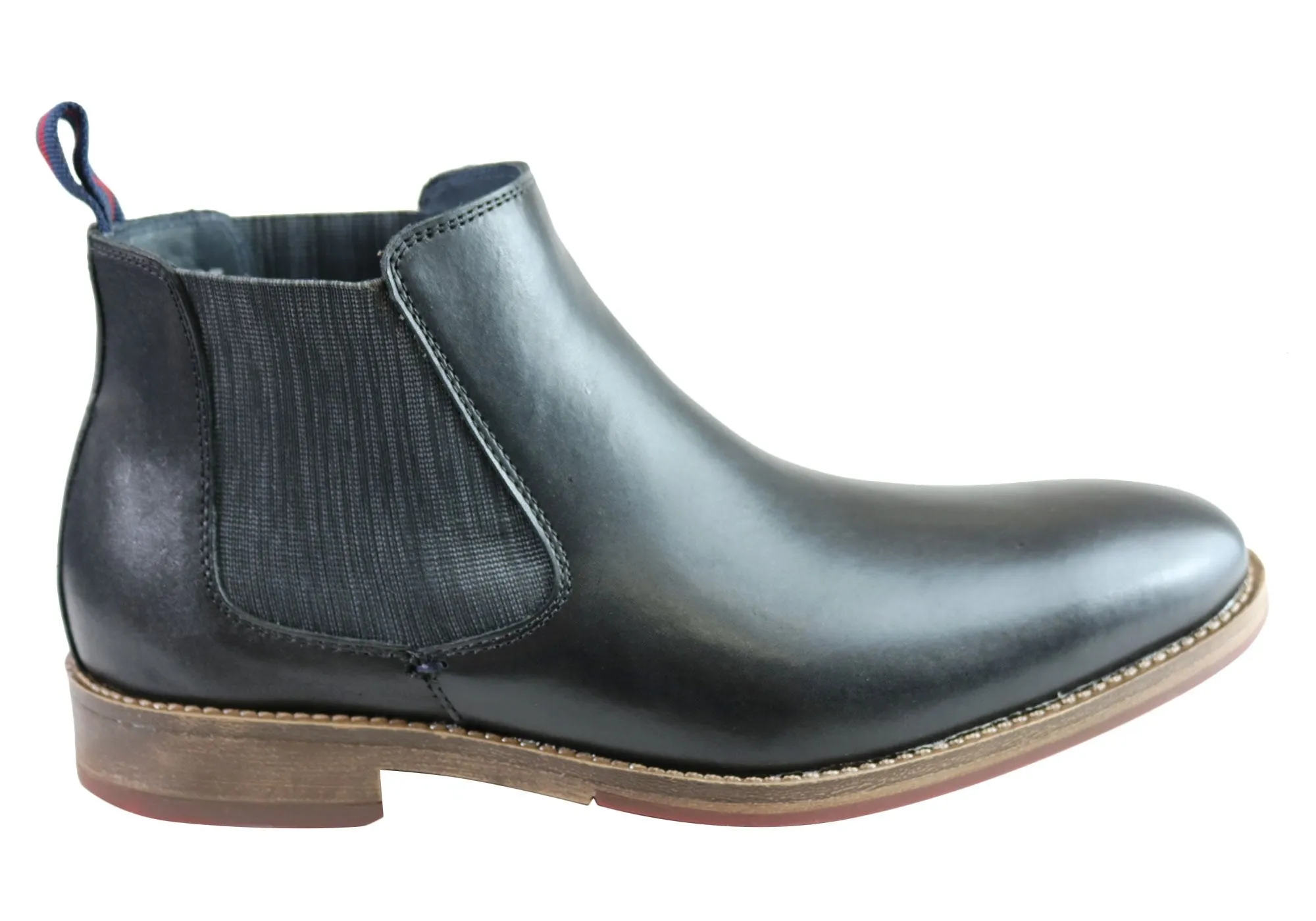 Savelli Legend Mens Comfort Leather Chelsea Dress Boots Made In Brazil Durable Shell Work Commute Fashion Guy